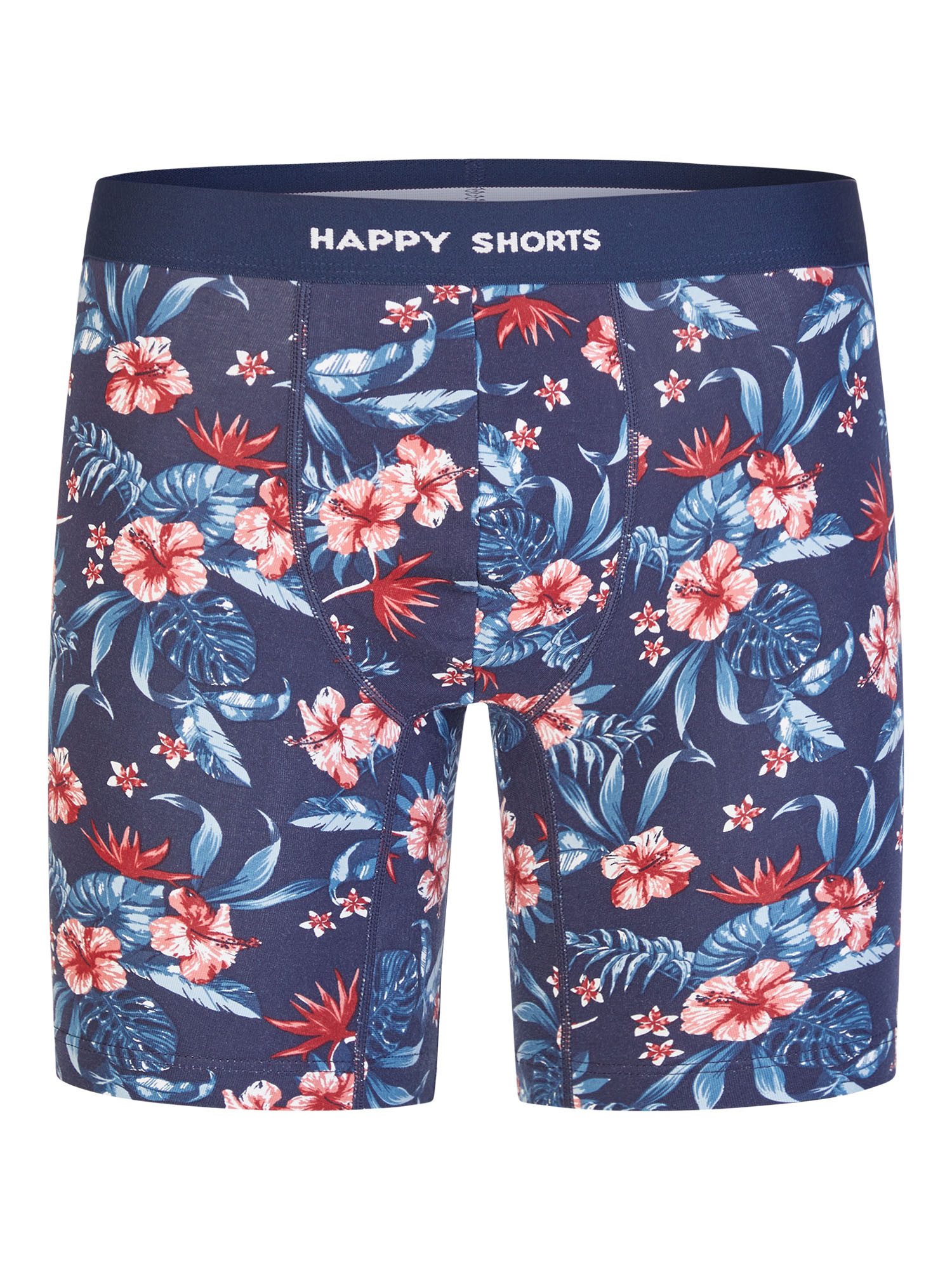 HAPPY SHORTS Langer Boxer Jersey (2-St) Boxershorts, Herren Unterhose