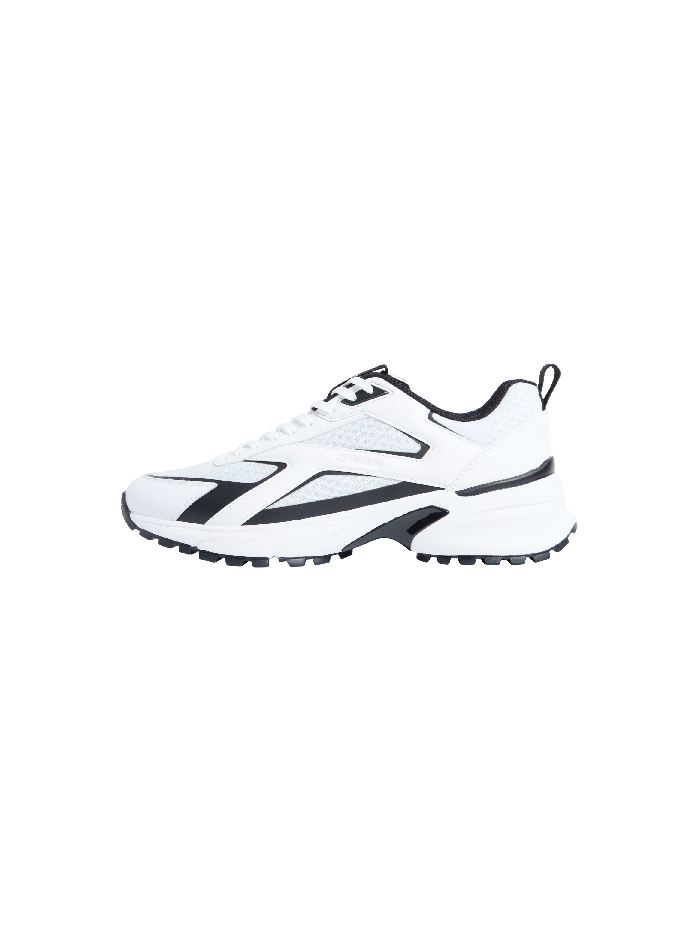 Calvin Klein HIKE RUNNER LACEUP STRIP M-LT Sneaker Ugly-Schnürer, Halbschuh, Freizeitsneaker mit Profilsohle