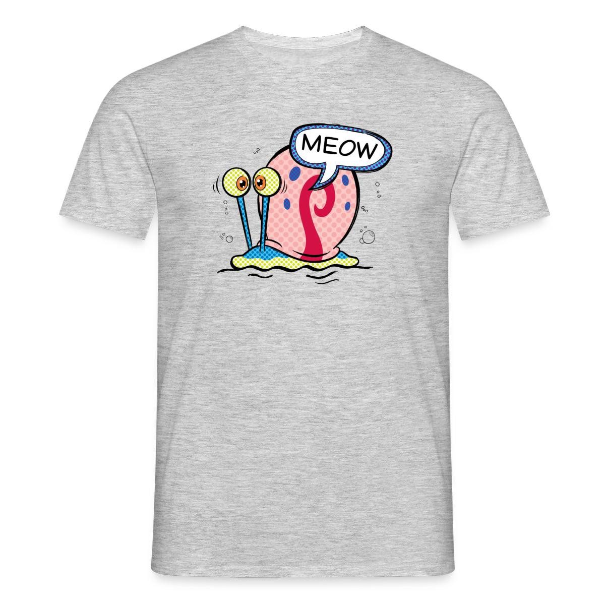 T-Shirt SpongeBob Schwammkopf Gary Die Schnecke Männer T-Shirt