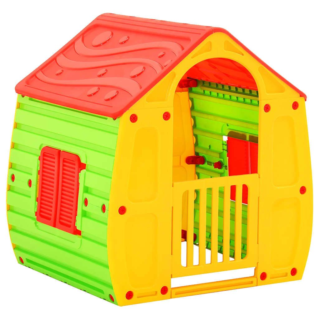vidaXL Spielhaus 102 x 90 x 109 cm Kinderspielhaus Kunststoff 102x90x109 cm