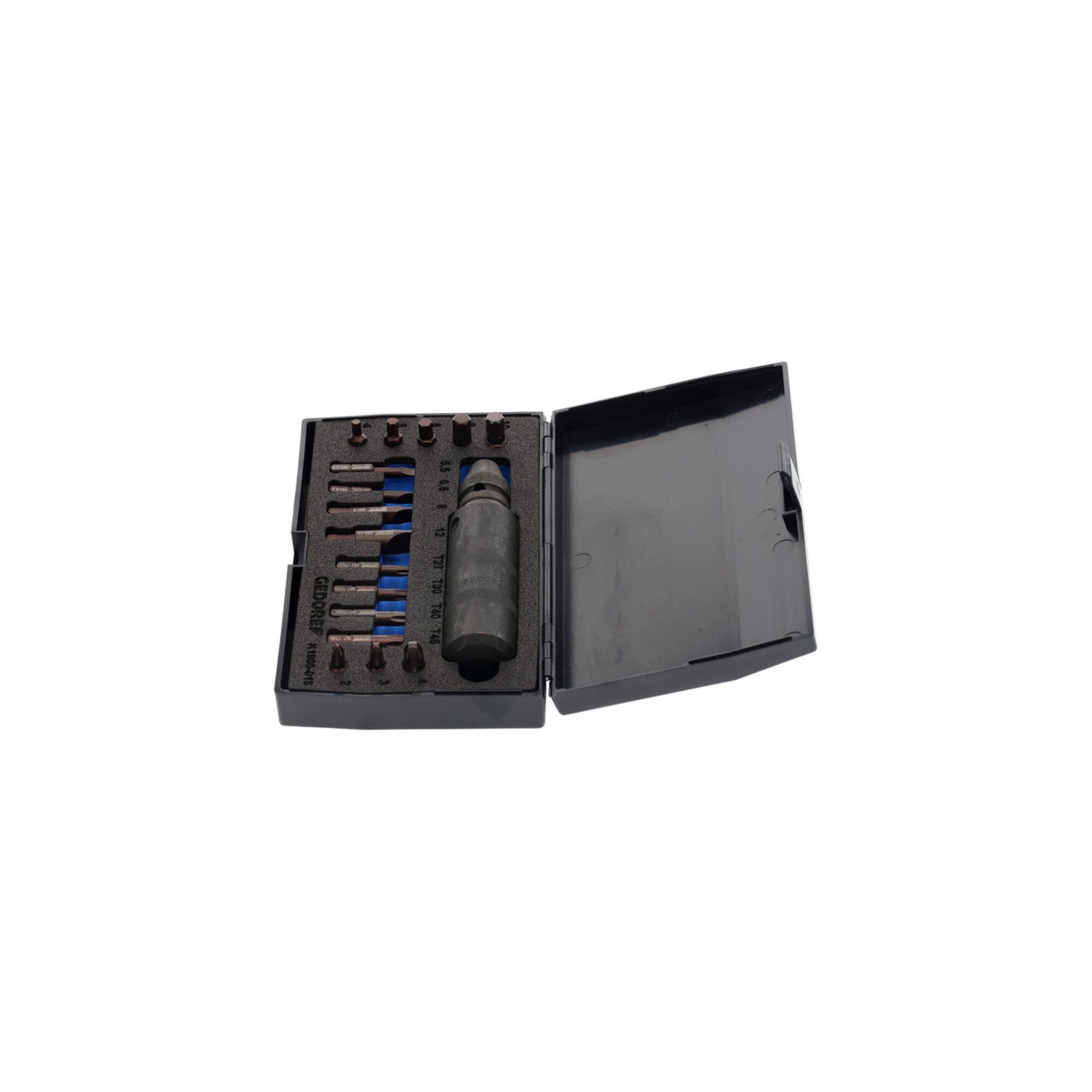 Gedore Ratsche Gedore Schraubenlöser-Satz, 18-tlg, 1/2", rechts und links