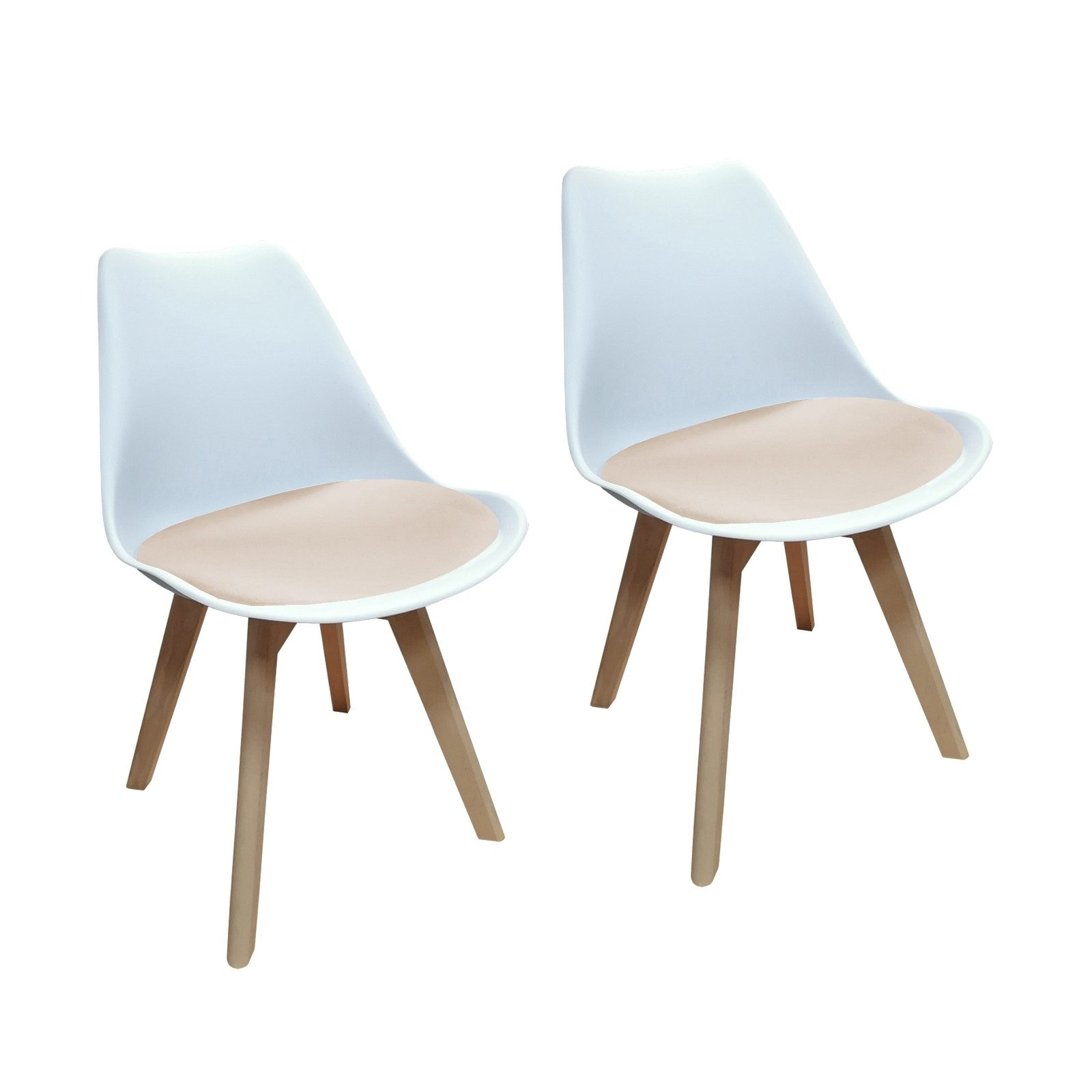 HTI-Living Esszimmerstuhl 2er Set Design-Stühle mit Sitzpolster (Set, 2 St) günstig online kaufen