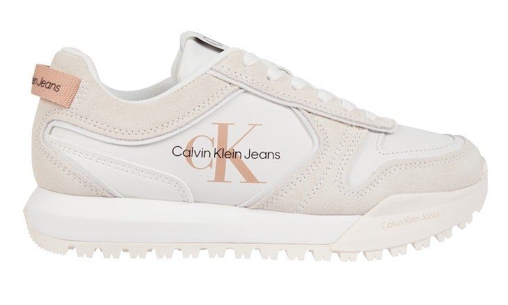 Calvin Klein Jeans TOOTHY RUNNER IRREGULAR LINES W Sneaker mit seitlichem Logoschriftzug