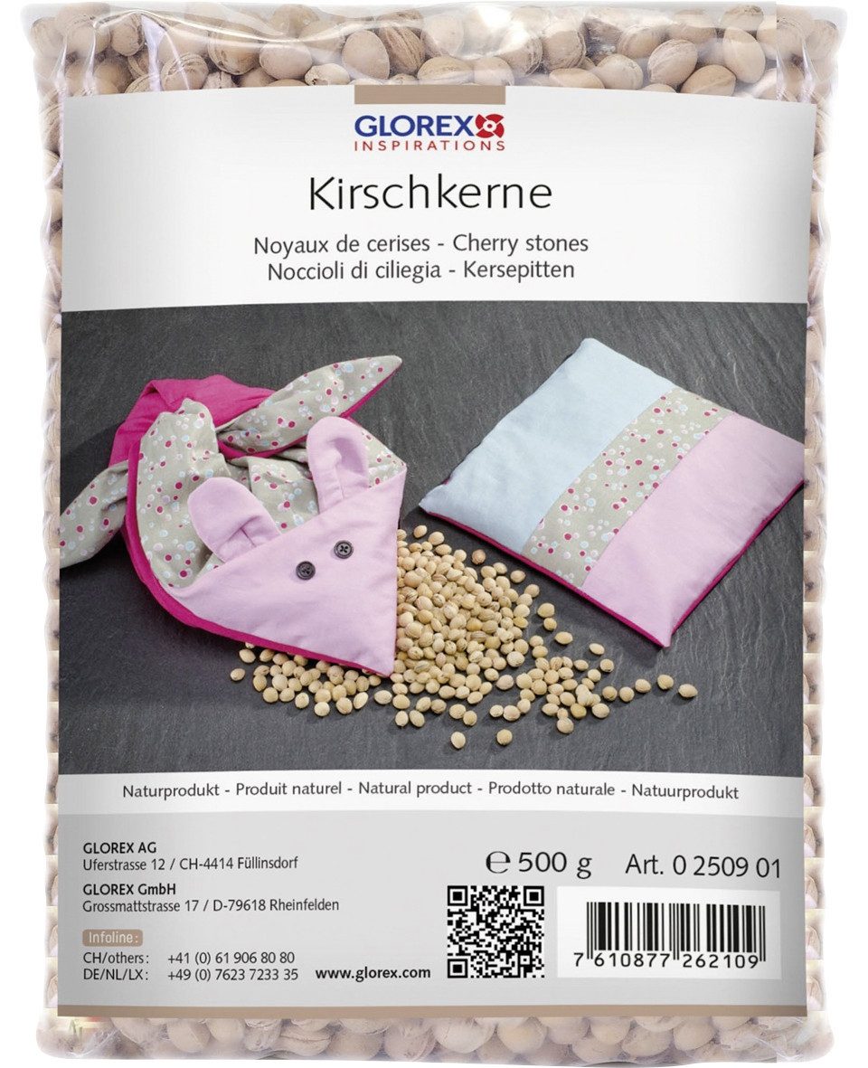 Glorex Bastelnaturmaterial Glorex Kirschkerne 500 g