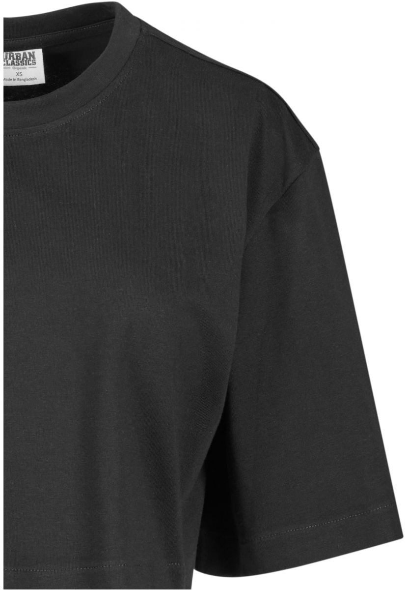 T-Shirt Urban Classics Damen Ladies Heavy Organic Oversized Cropped Tee