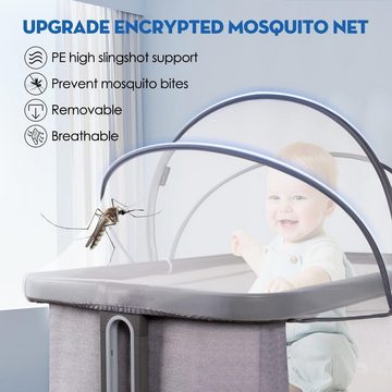 beberoad Moskitonetz Babybett Insektenschutz Universal Gitterbetten
