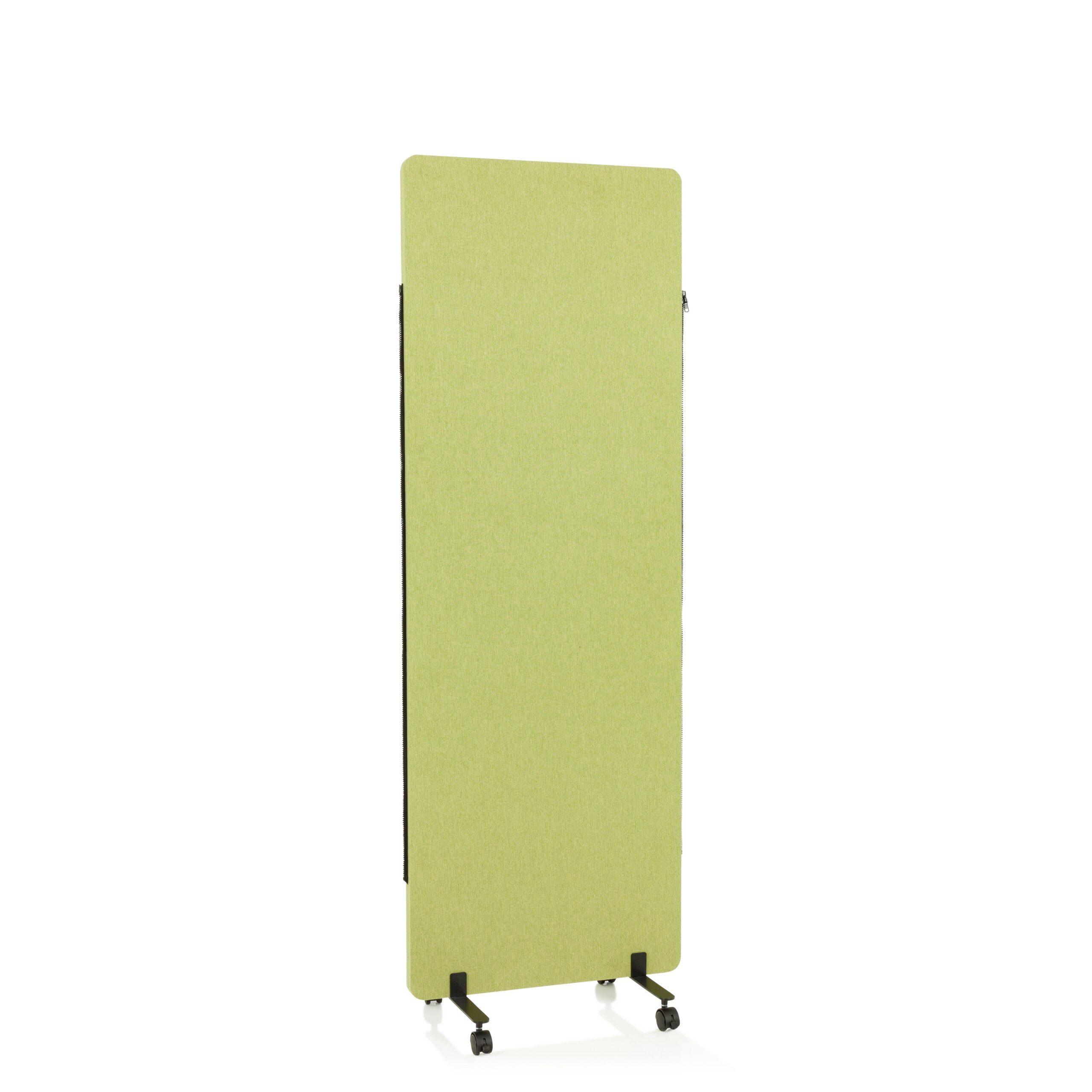 hjh OFFICE Raumteiler Trennwand Flexmiut Sichtschutz, Pinnwand, Schallschutz, mit Rollen und Gleiter