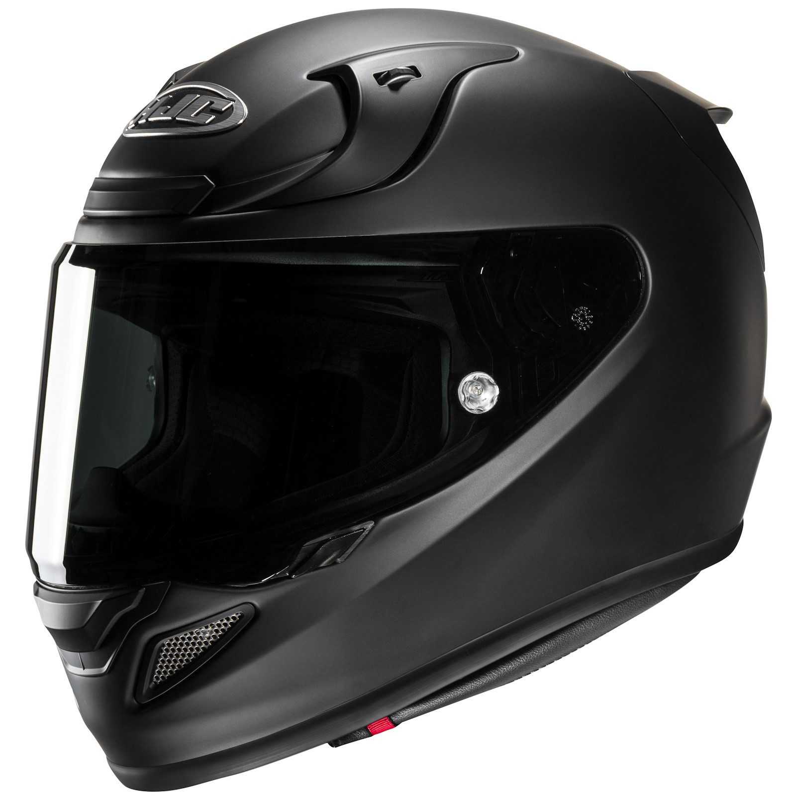 HJC Motorradhelm HJC RPHA 12 matt schwarz Integralhelm (1er Set)