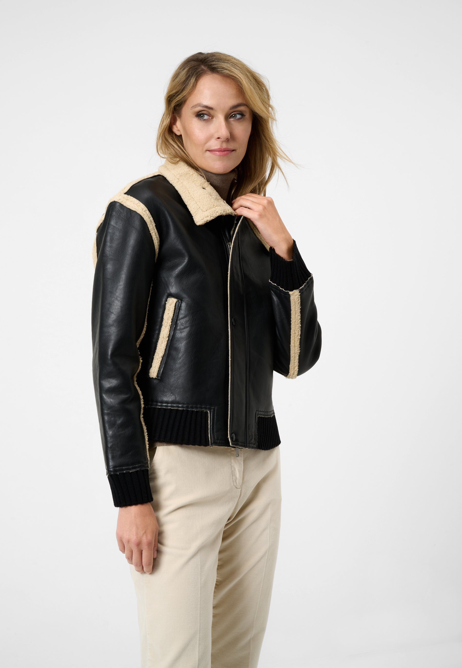 RICANO Lederjacke Carmen Hochwertiges Lamm-Nappa-Leder günstig online kaufen