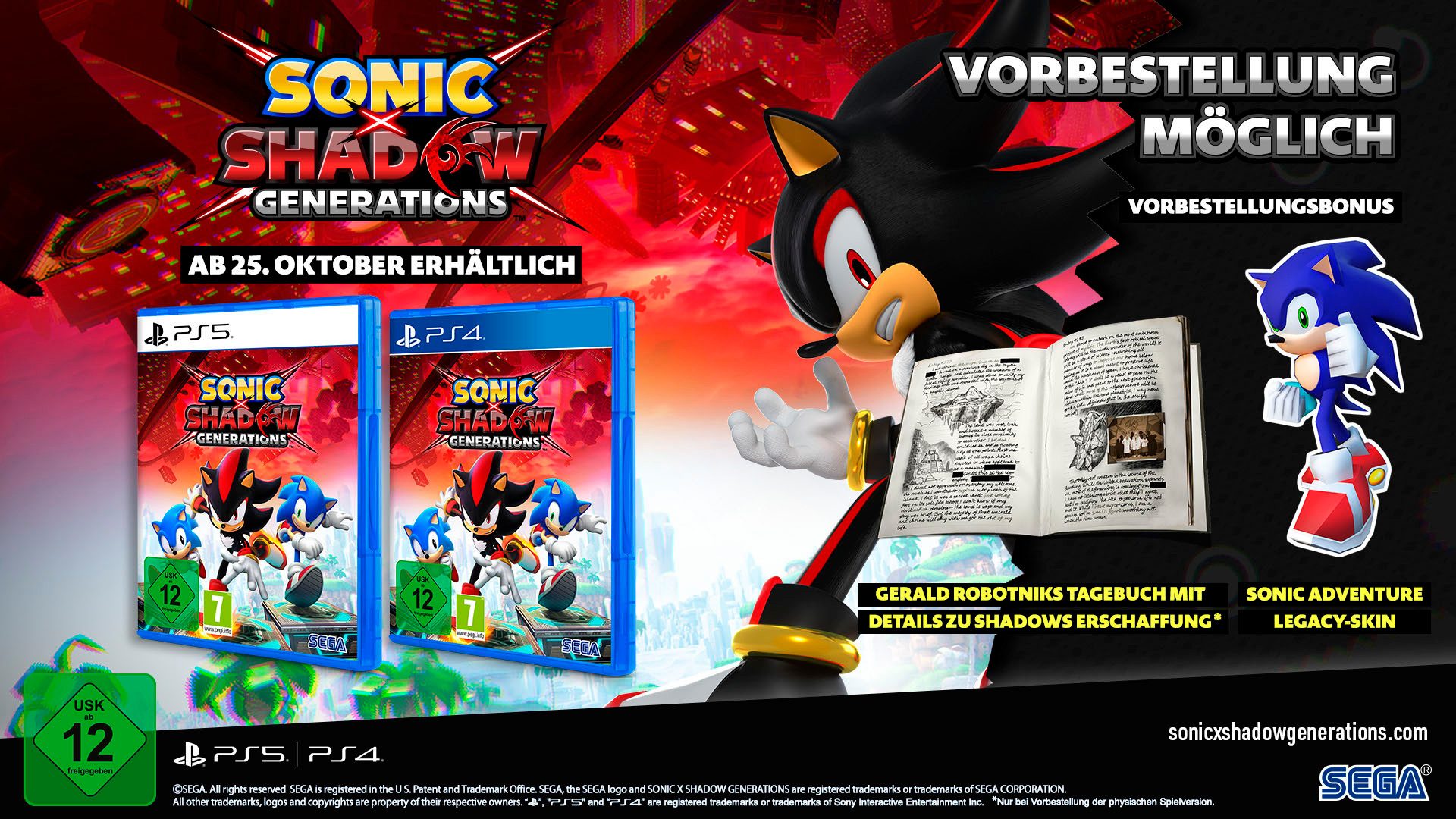 Sonic x Shadow Generations PlayStation 4