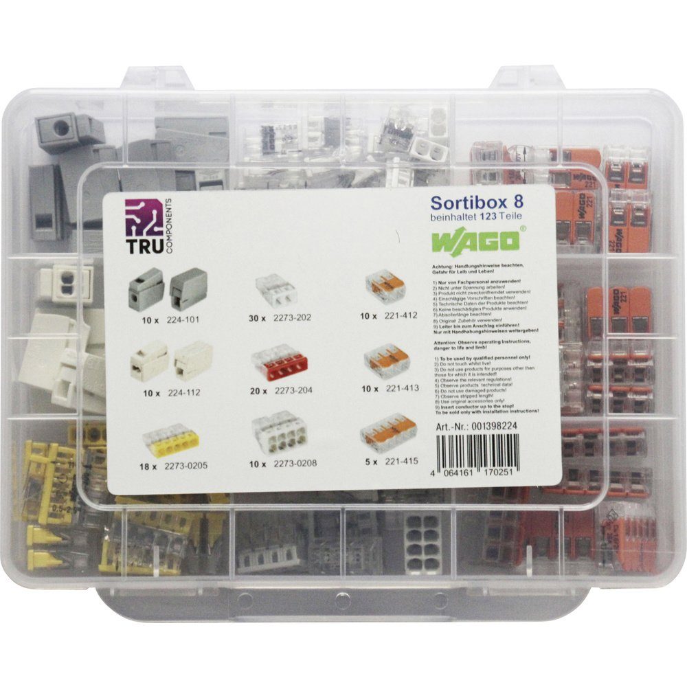 WAGO Verbindungsklemme WAGO WA-741-884 Verbindungsklemmen-Меню flexibel: 2.5-4 mm² star