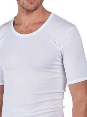 HUBER Unterziehshirt Herren Shirt kurzarm Cotton Fine Rib (Stück, 1-St) -