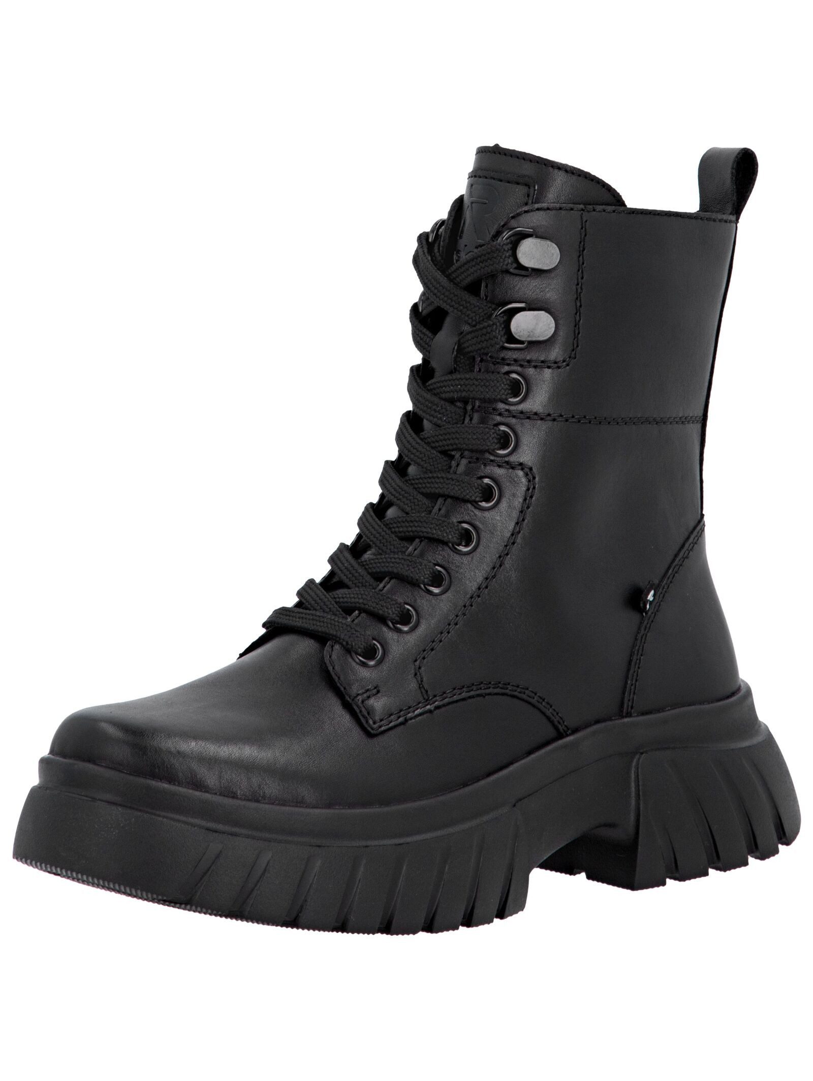 Rieker Rieker Stiefelette Glattleder Schnürstiefelette