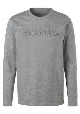 Bench. Loungewear Langarmshirt (2-tlg) mit Bench. Print vorn