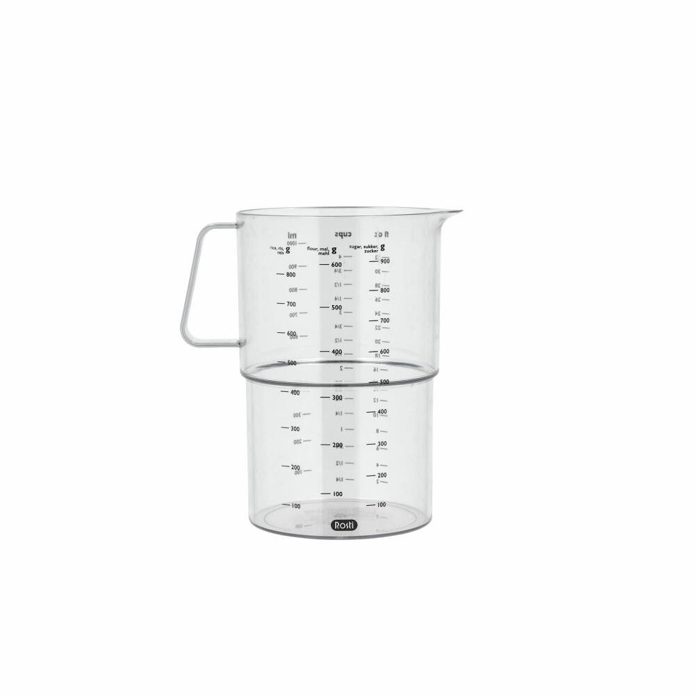 ROSTI Messbecher Mensura Klar, 1 L, SAN-Kunststoff