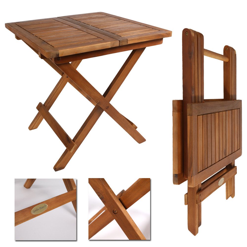 Home4Living Klapptisch Beistelltisch klappbar Holztisch Gartentisch günstig online kaufen