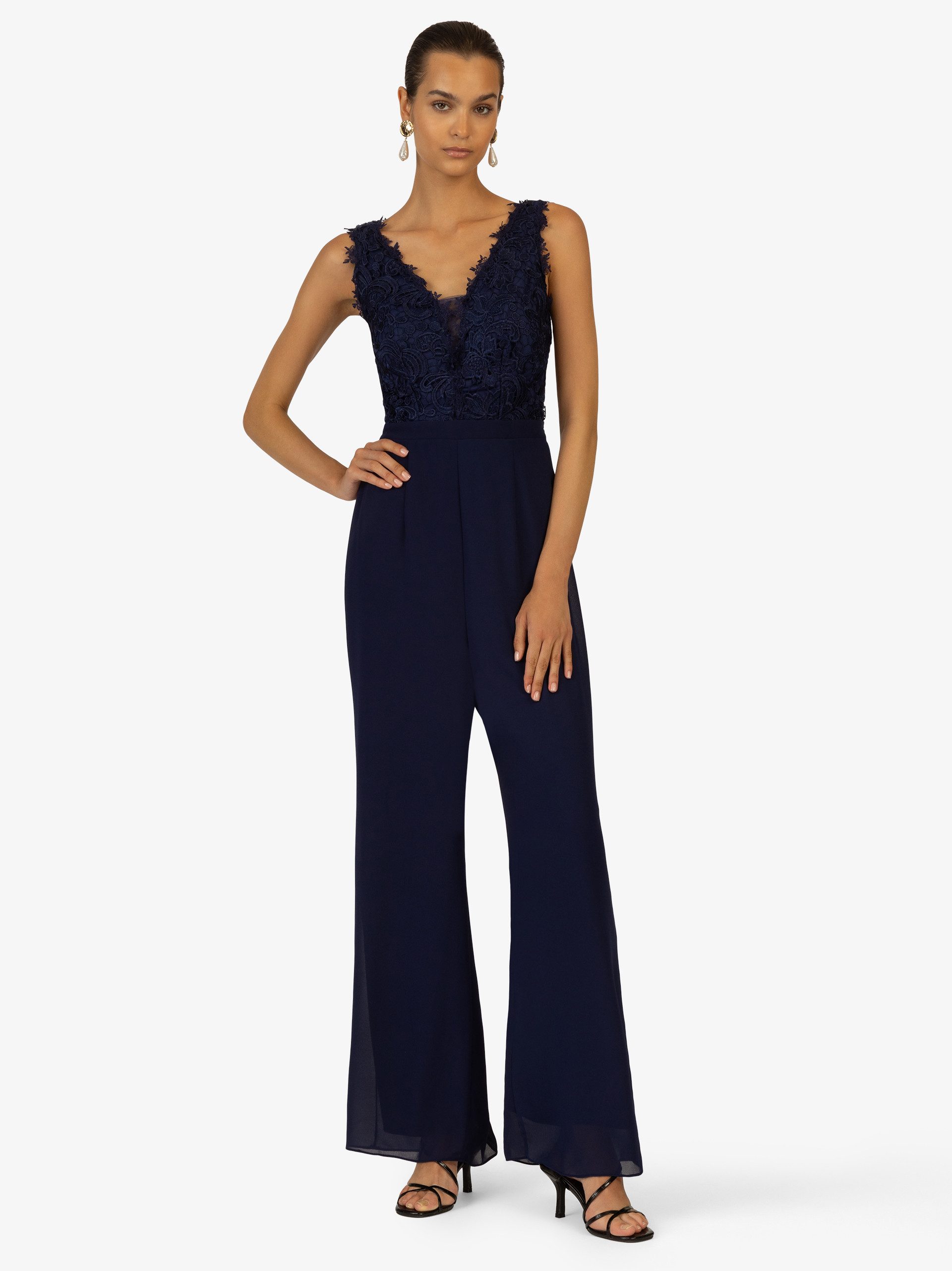 Kraimod Jumpsuit mit Spitzenoberteil günstig online kaufen