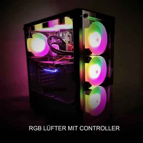 PC Store NCA Gaming PC Mirror 4GHz Intel i7 NVIDIA GTX und RTX Grafikkarten Windows Gaming-PC (Intel Intel i7, NVIDIA GTX 750, 8GB RAM 240GB SSD ohne HDD GB RAM, RGB Lüfter mit Controller, WLAN-Stick, Bluetooth, WLAN 5 AC)