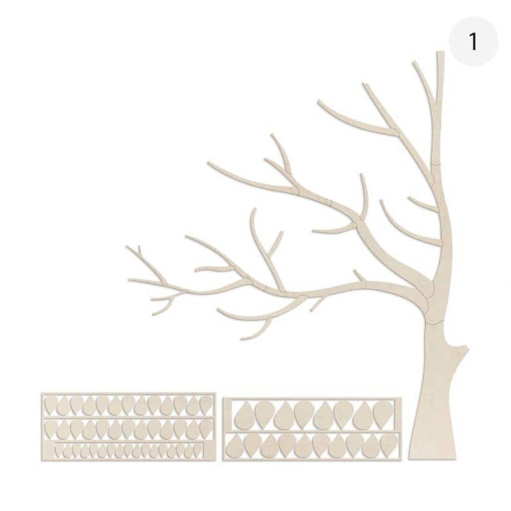 K&L Wall Art Holzbild Lebensbaum Kinderzimmer günstig online kaufen