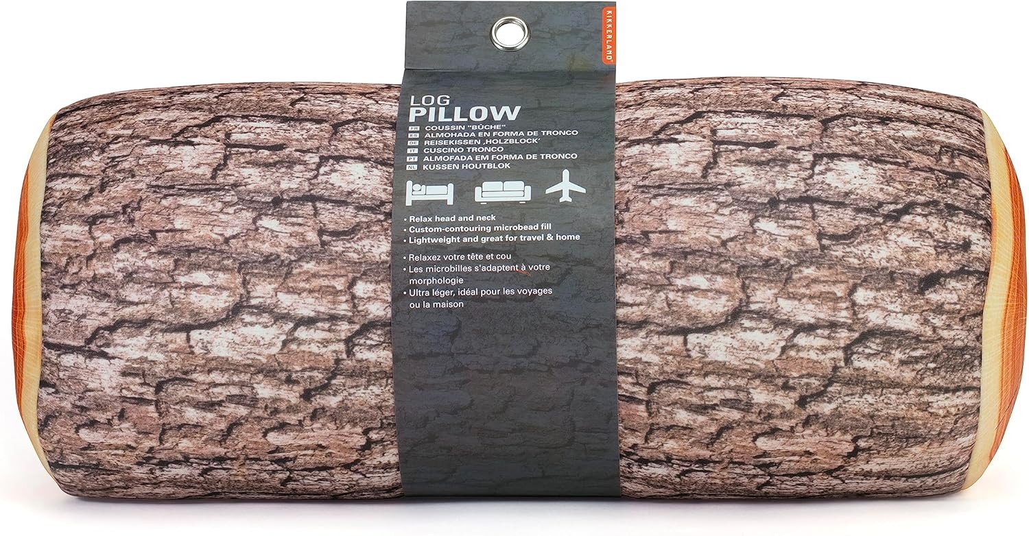 Kikkerland Nackenrolle Kikkerland Baumstamm Nackenrolle Kissen 32cm x 15cm günstig online kaufen