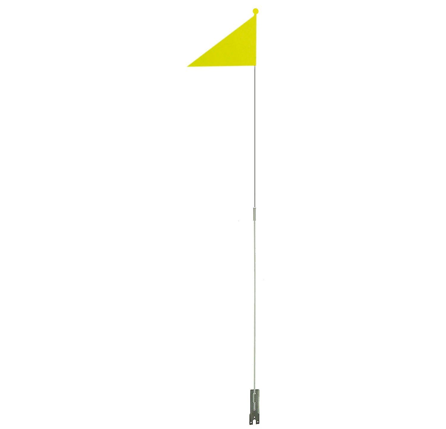 TiyoBike Kinderfahrrad Wimpelstange Zweiteilig Neon Gelb 150cm