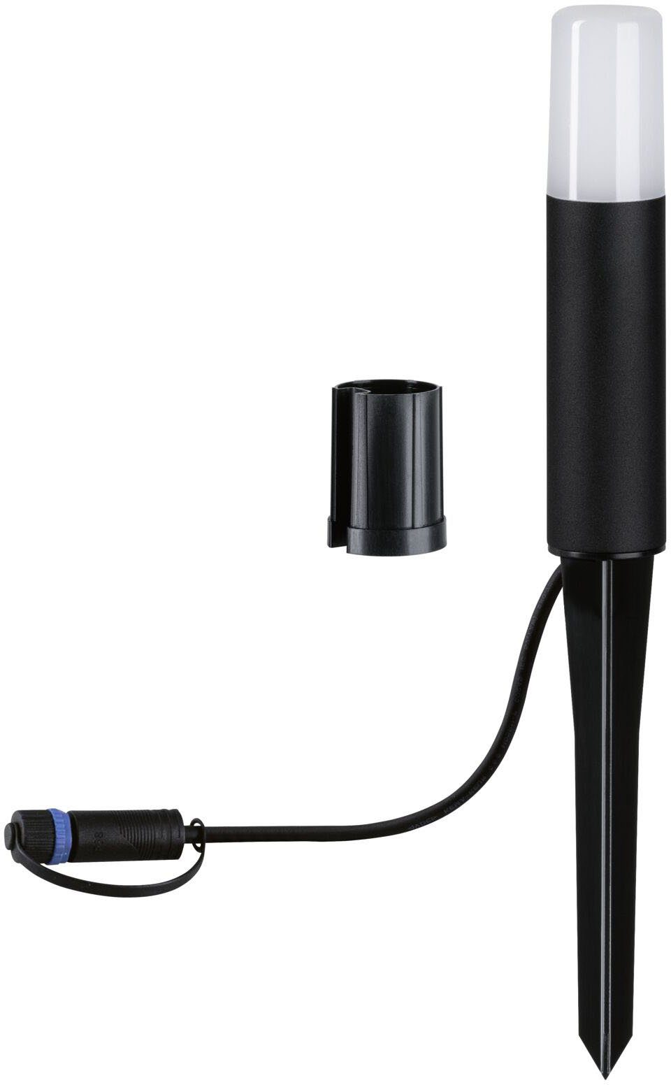 Paulmann LED Pollerleuchte Flarea, Smart Home, LED fest integriert, Warmweiß, LED-Modul