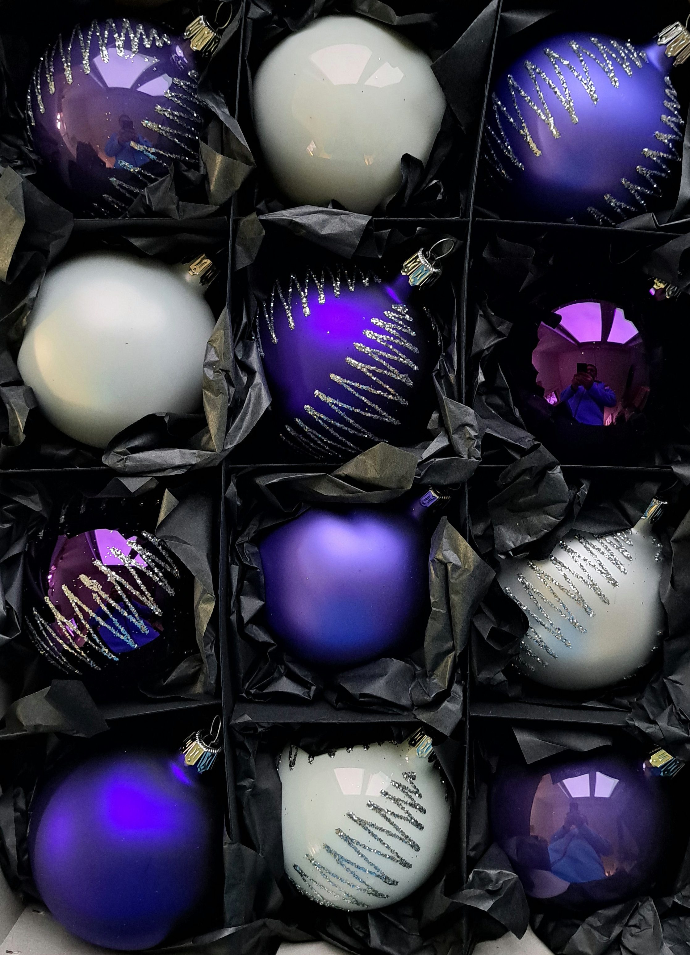 Nostalgie Christbaumschmuck Thüringen Christbaumschmuck Christbaumkugeln Mix EXCLUSIV Spirale, MADE IN GERMANY