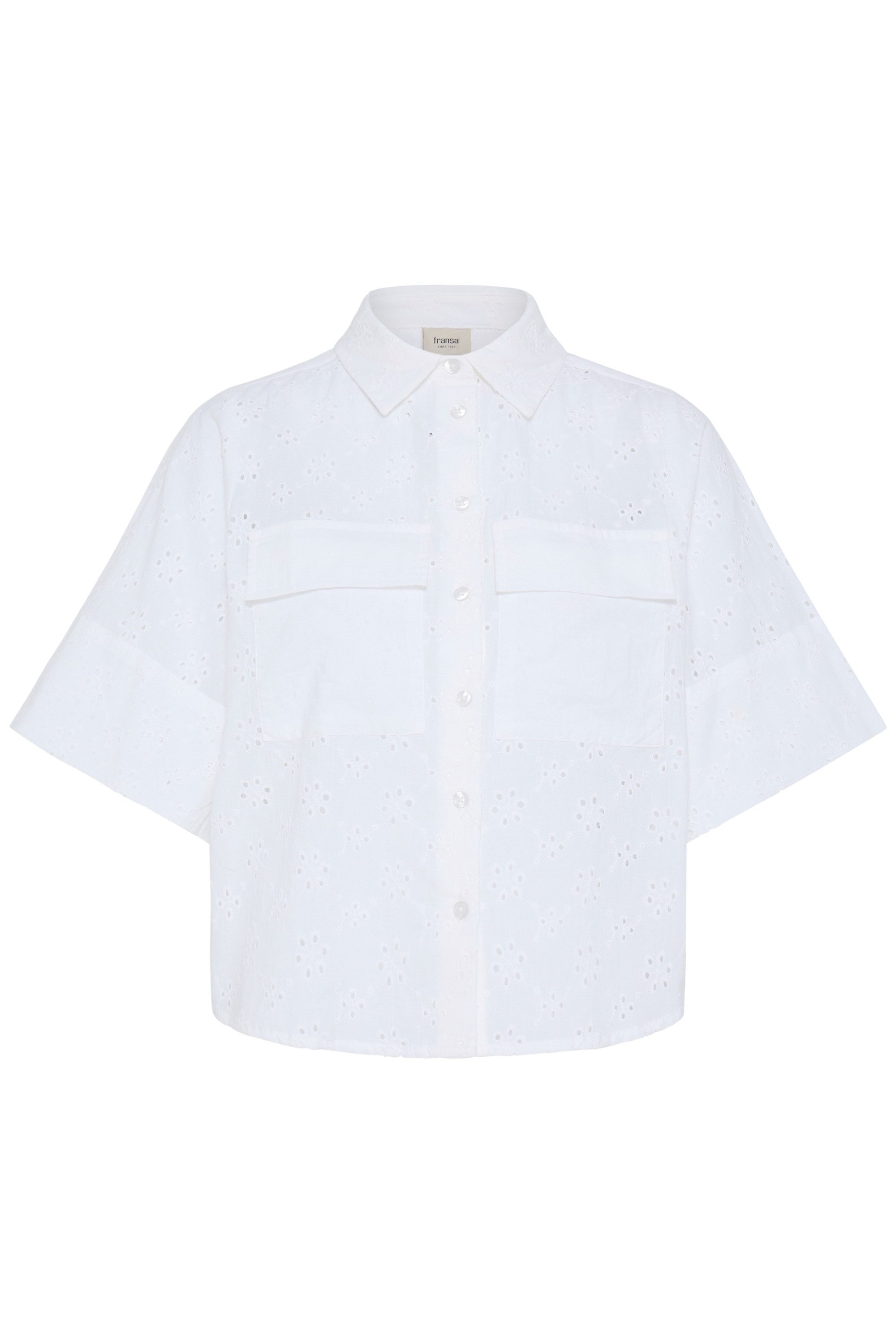 fransa Langarmhemd Kurzarm-Bluse FRBLAIR