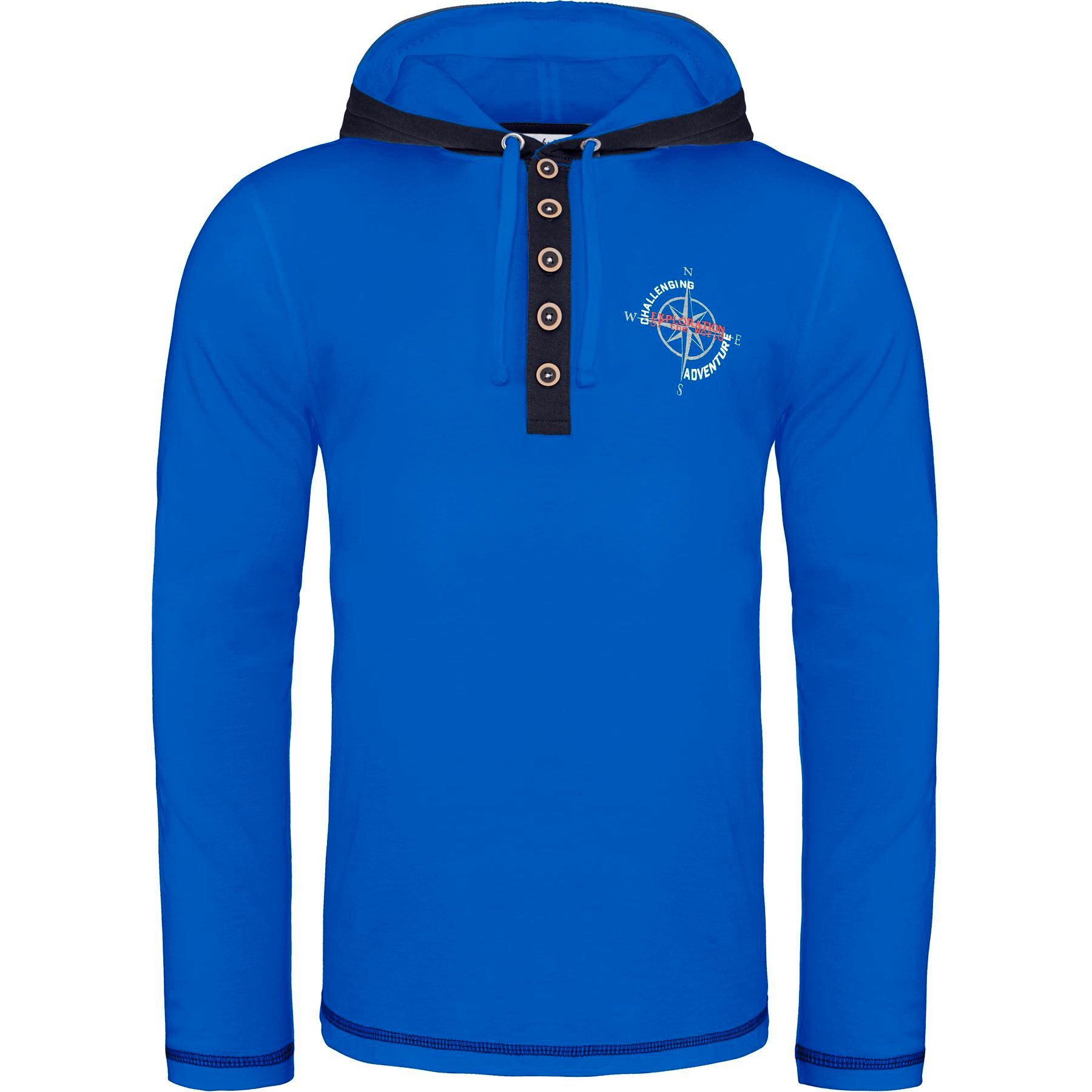 Nebulus Hoodie MADS, P1363 - Herren, kobaltblau, 3XL