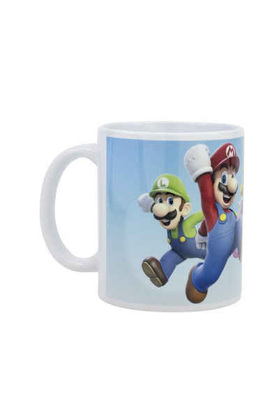 Super Mario Tasse Luigi Tasse Kinder-Becher Jungen, aus Keramik im Geschenkkarton