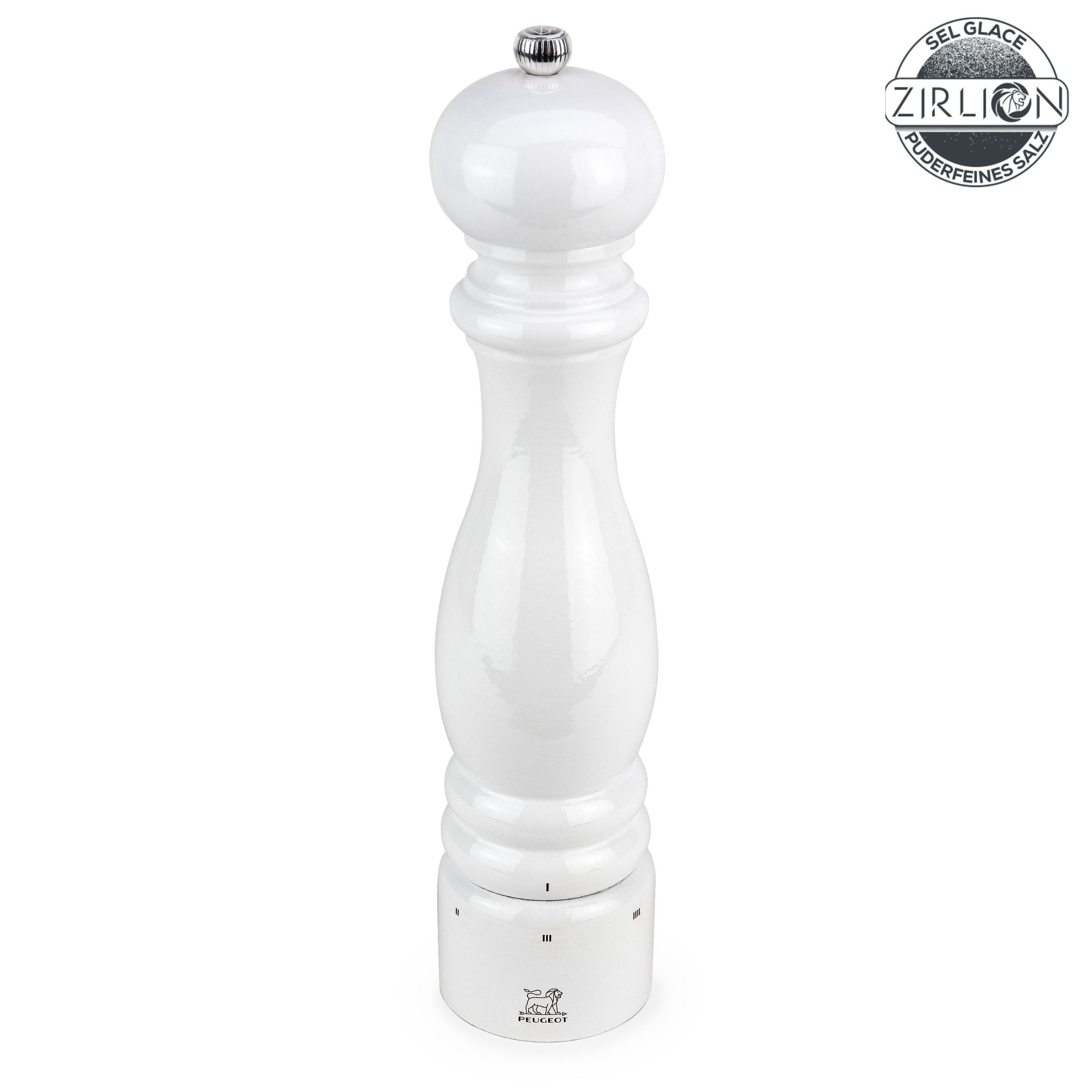 PEUGEOT Salzmühle PARIS 30cm Buchenholz Weiß Lackiert uSelect Zirkonia-Mahlwerk Manuell