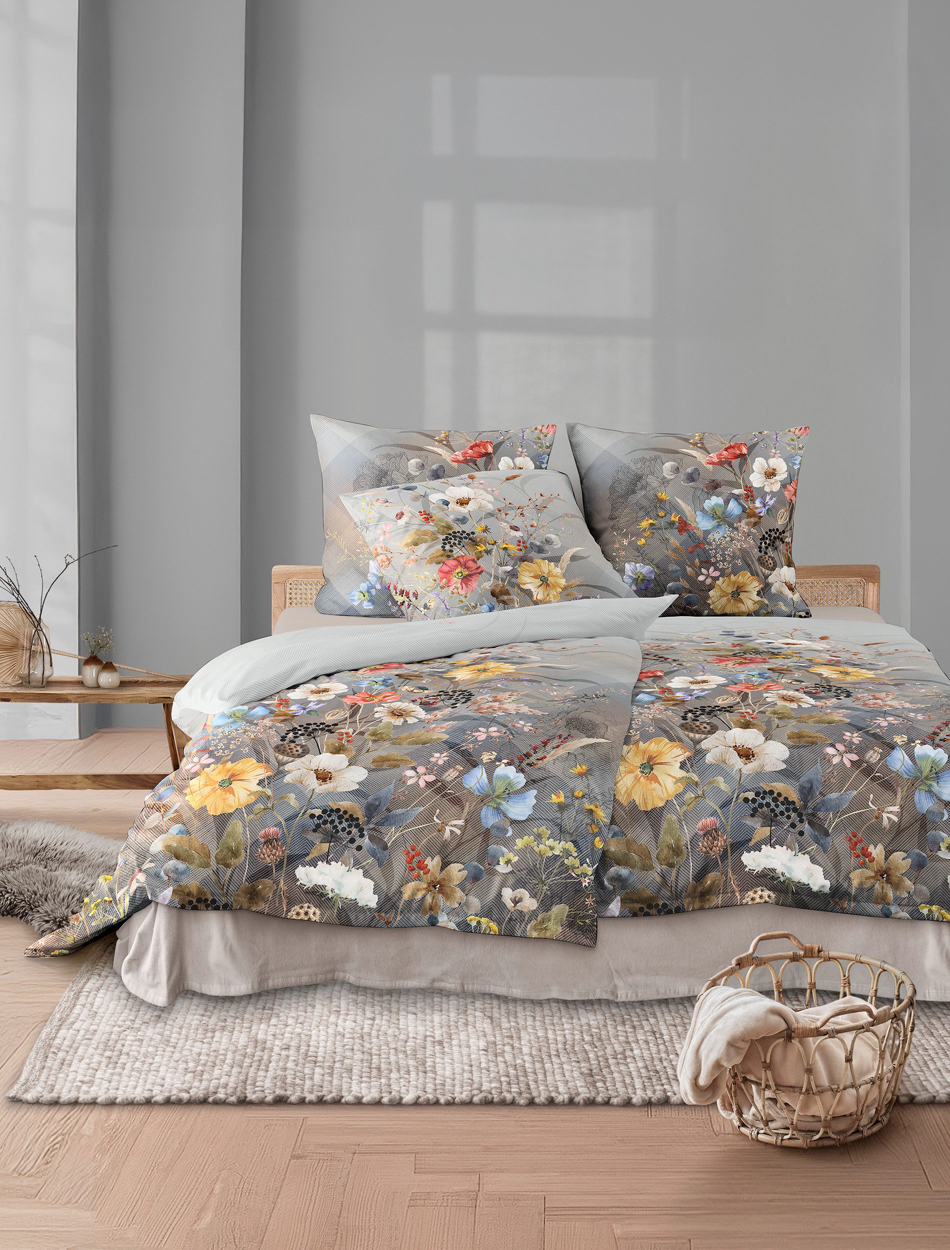 Irisette Bettwäsche Zobel 8707, Renforcé, 2 teilig, Flausch-Cotton, 2 teilig, samtig weich