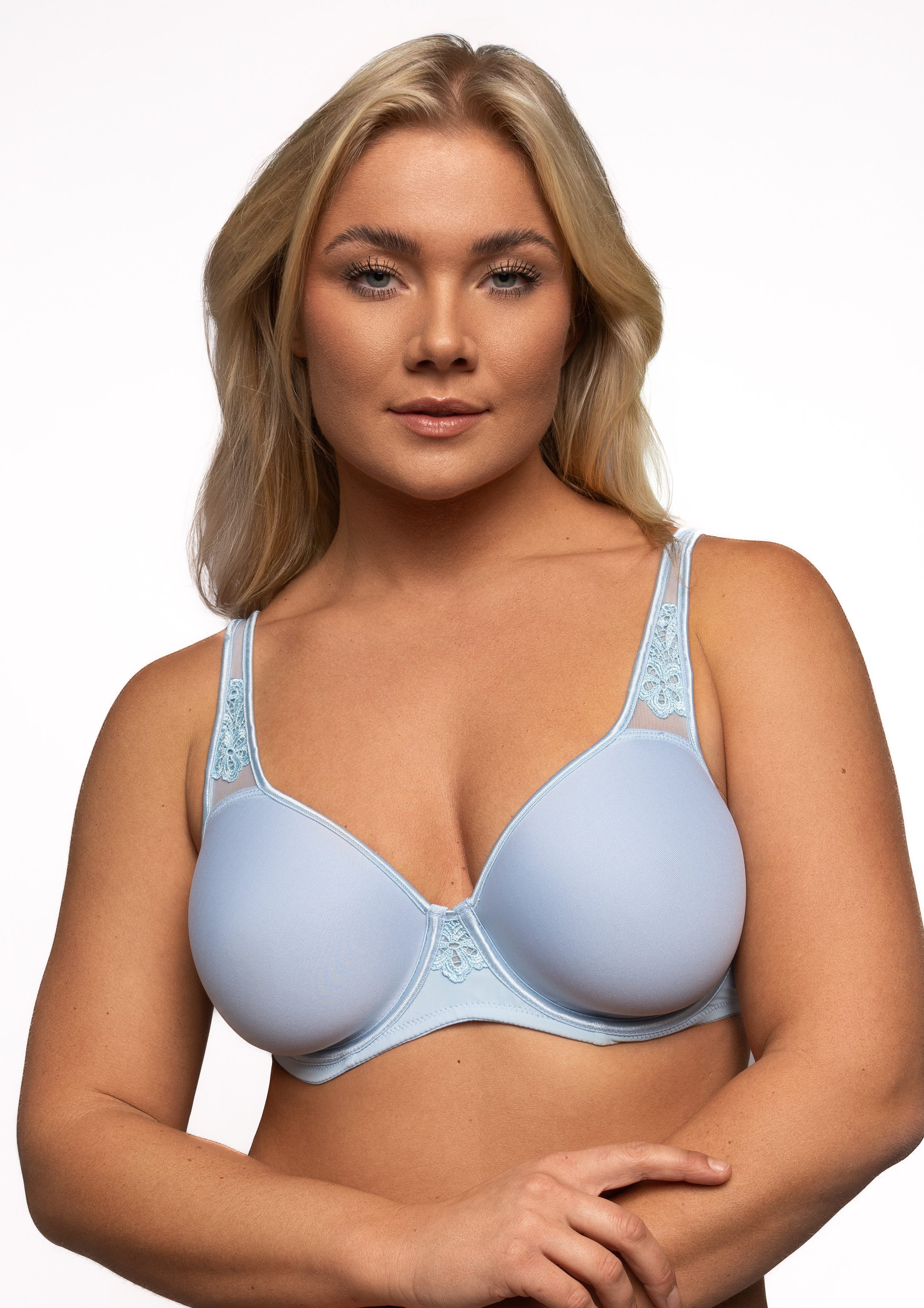 Elbrina Bügel-BH Spacer Bra vorgeformte Cups, breite Träger, mit Bügel, mit Spitze, feminin