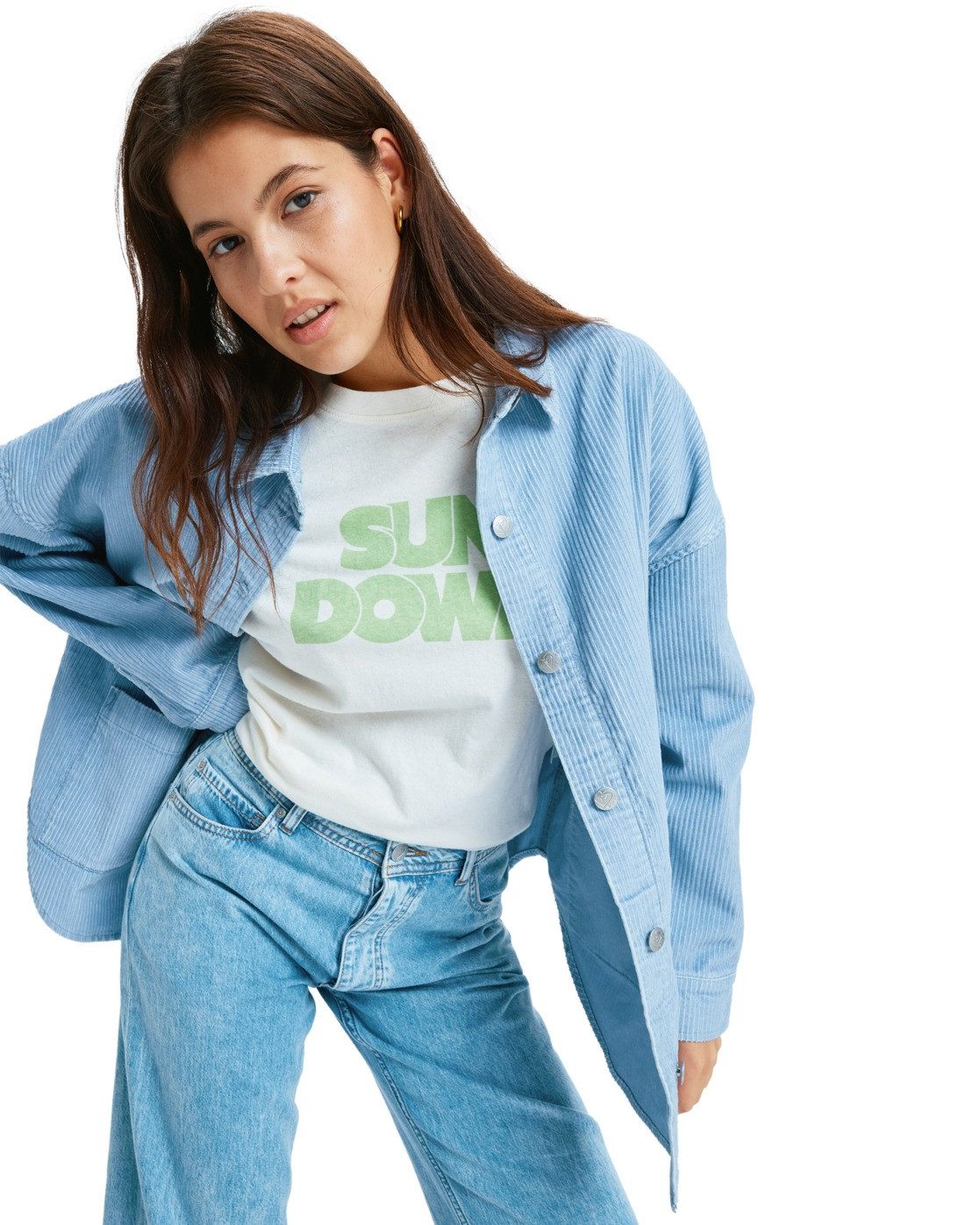 Roxy Hemdjacke Kick Back Washed Cord