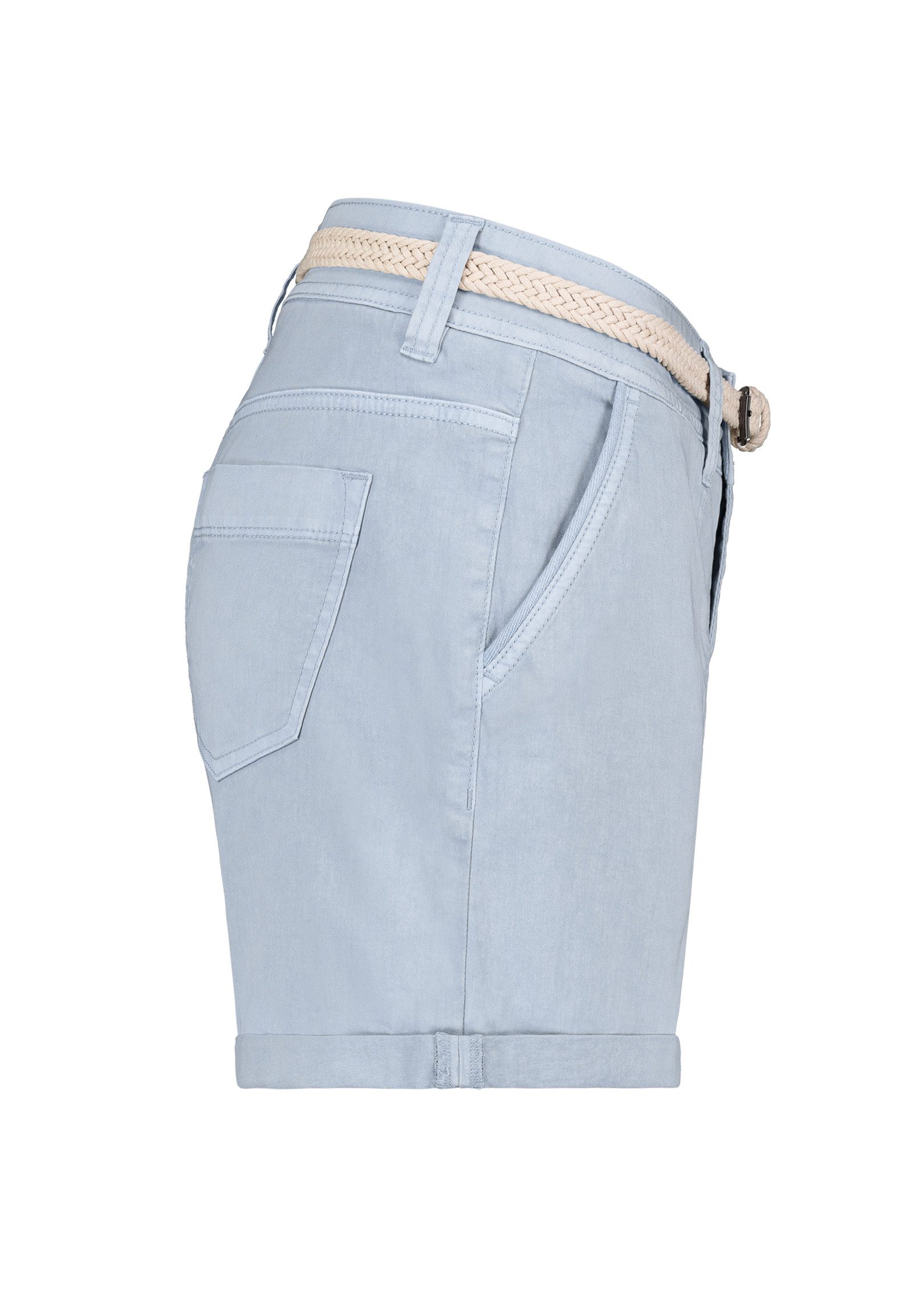 SUBLEVEL Bermudas Short Bermuda kurze Hose Sommer Chino Shorts stoff Hotpants mit Gürtel