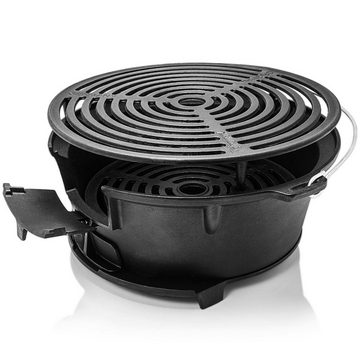 Petromax Feuerstelle Feuergrill tg3 + Feuerkit für Dutch Oven oder Feuertopf, (Spar-Set, 2-St., Outdoor Kochen), Gusseisen