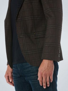 NO EXCESS Anorak Blazer Jersey Stretch Check