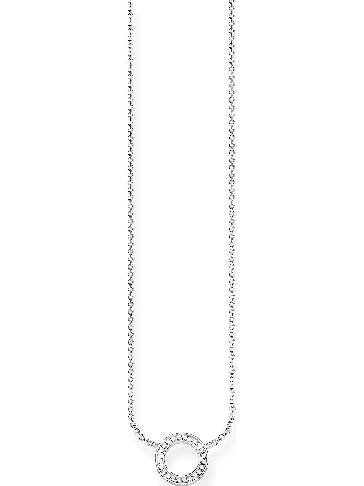 THOMAS SABO Silberkette Thomas Sabo Damen-Kette 925er Silber Zirkonia