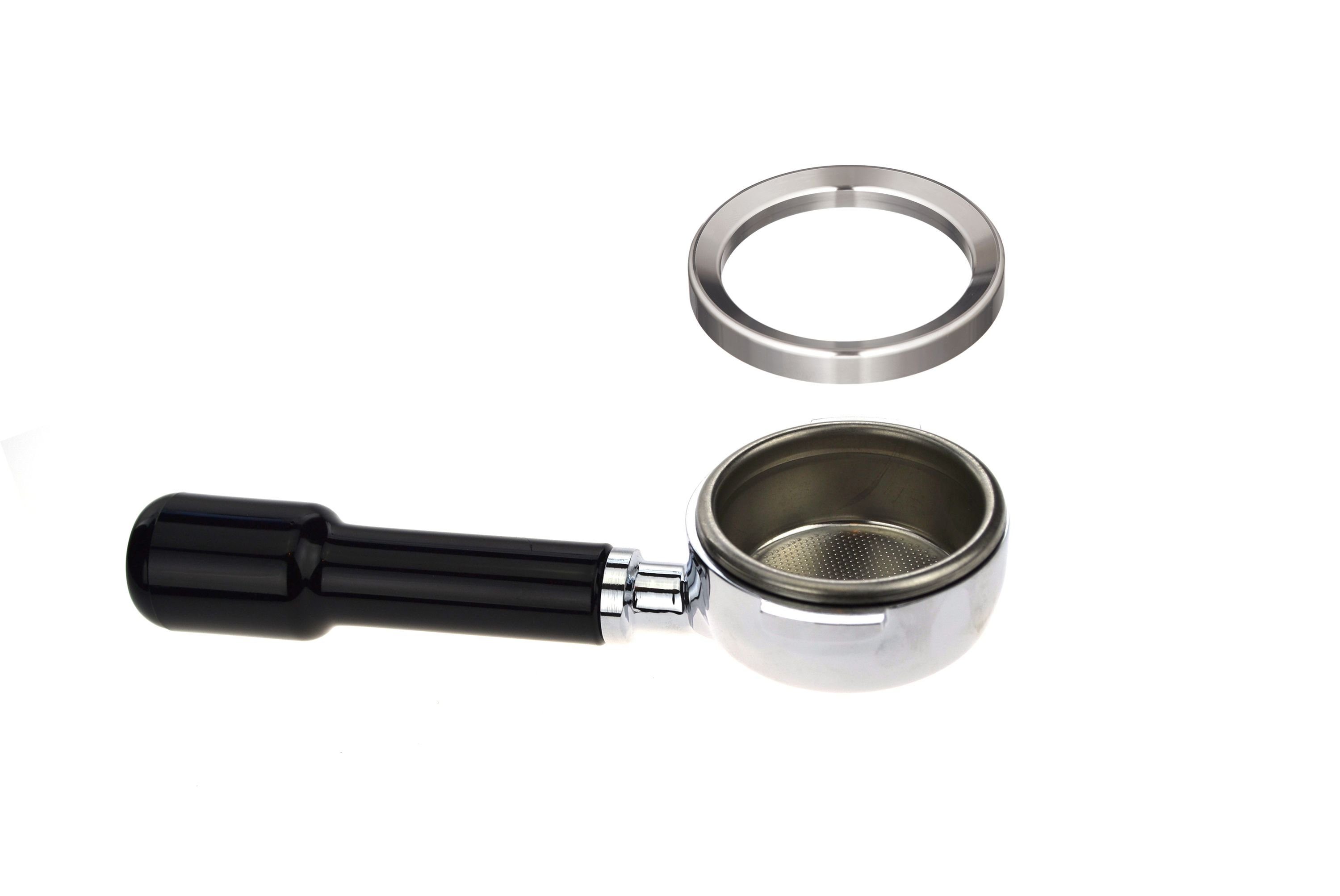 scarlet espresso Siebaufsatz, Präzisions-Trichter »Barista Cono S 58 mm« aus Edelstahl für Siebträger, Portafilter Dosing Funnel Fülltrichter für 58 mm Tamper von scarlet espresso