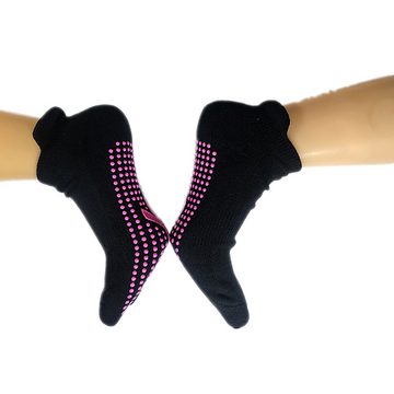 AquaBreeze Sneakersocken Yoga Socken Ballettsocken, Tanzsocken (3 Paare) (3-Paar, Rutschfest, schweißabsorbierend) für Damen Pilates, Yoga, Ballett, Kampfsport,Fitness
