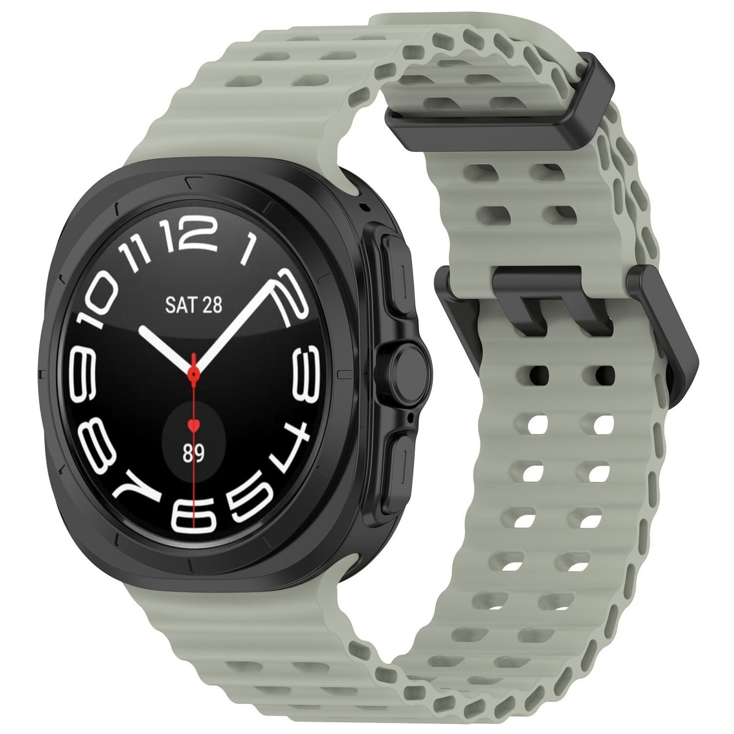 Wigento Smartwatch-Armband Für Samsung Galaxy Watch Ultra 47mm Silikon Dual günstig online kaufen
