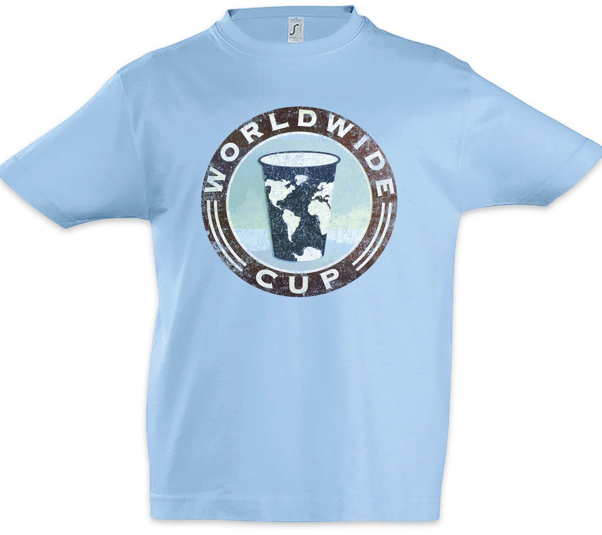 Print-Shirt Worldwide Cup Kinder T-Shirt Ian Lip Philipp Ian Debbie Frank Fiona