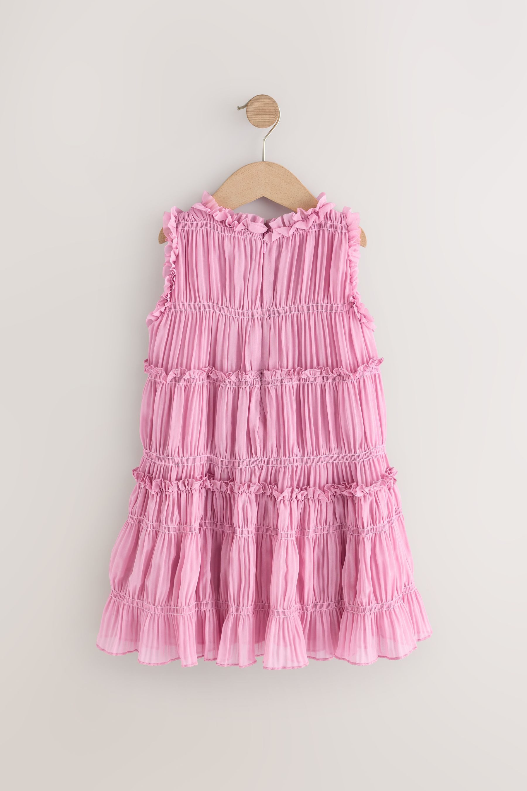 Next Partykleid Gesmoktes Partykleid mit Rüschen günstig online kaufen