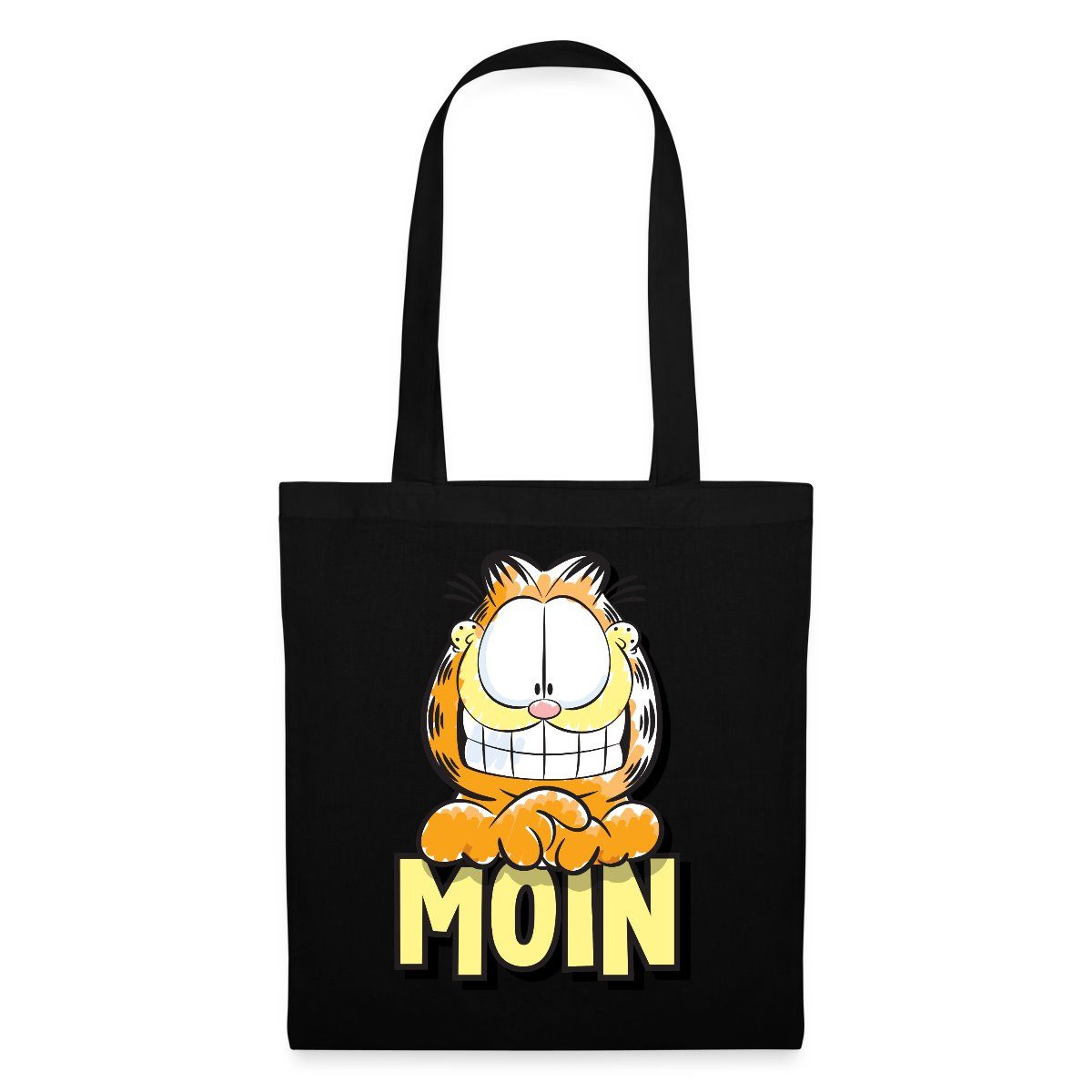 Spreadshirt Henkeltasche Garfield Moin Nordsee Ostsee Geschenk Stoffbeutel (1-tlg)