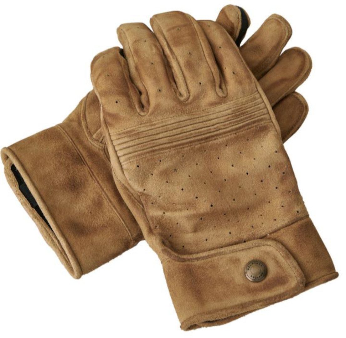 Belstaff Motorradhandschuhe Montgomery Velours Motorrad Handschuhe Atmungsa günstig online kaufen