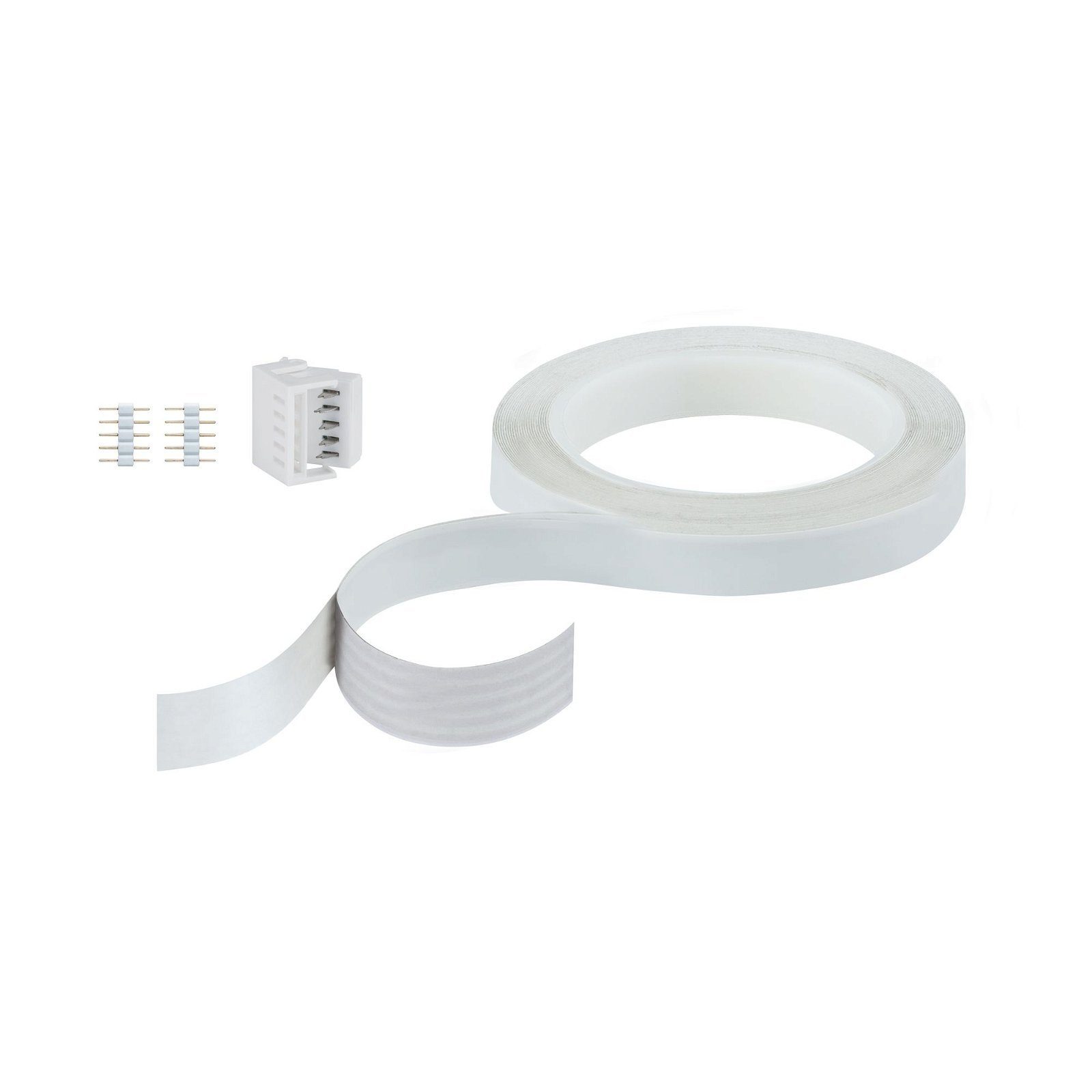 LED-Streifen MaxLED Invisible Connector 3m Weiß Kunststoff