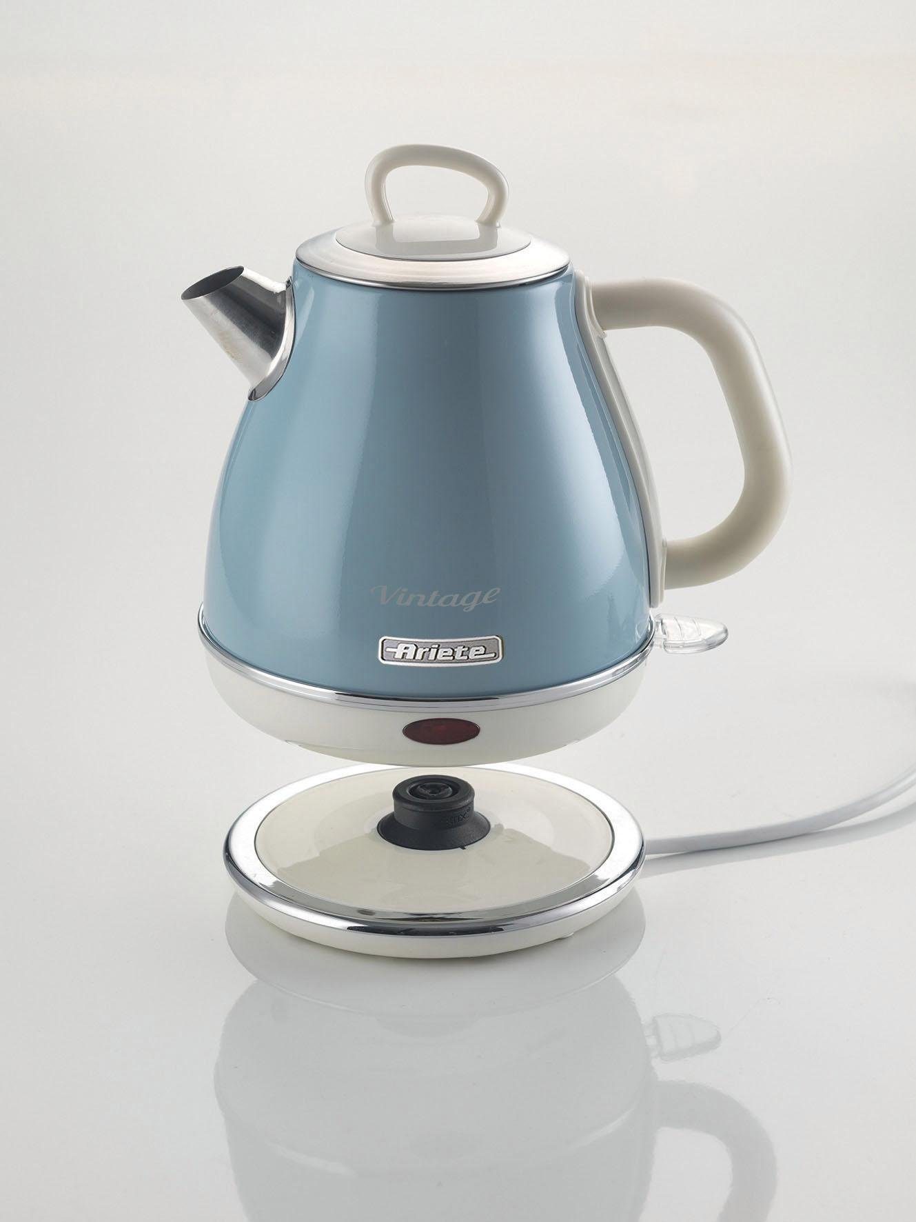 Ariete Wasserkocher 2868BL Vintage blau, 1 l, 1630 W