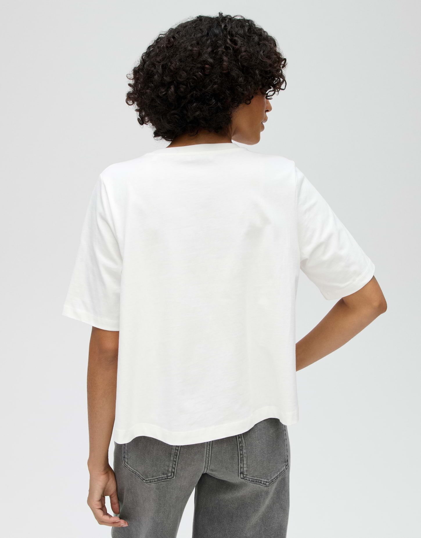 OPUS T-Shirt Sisani aus Jersey mit lockerer Passform pflegeleicht, glatter Griff, Casual – Bild 3 von 5