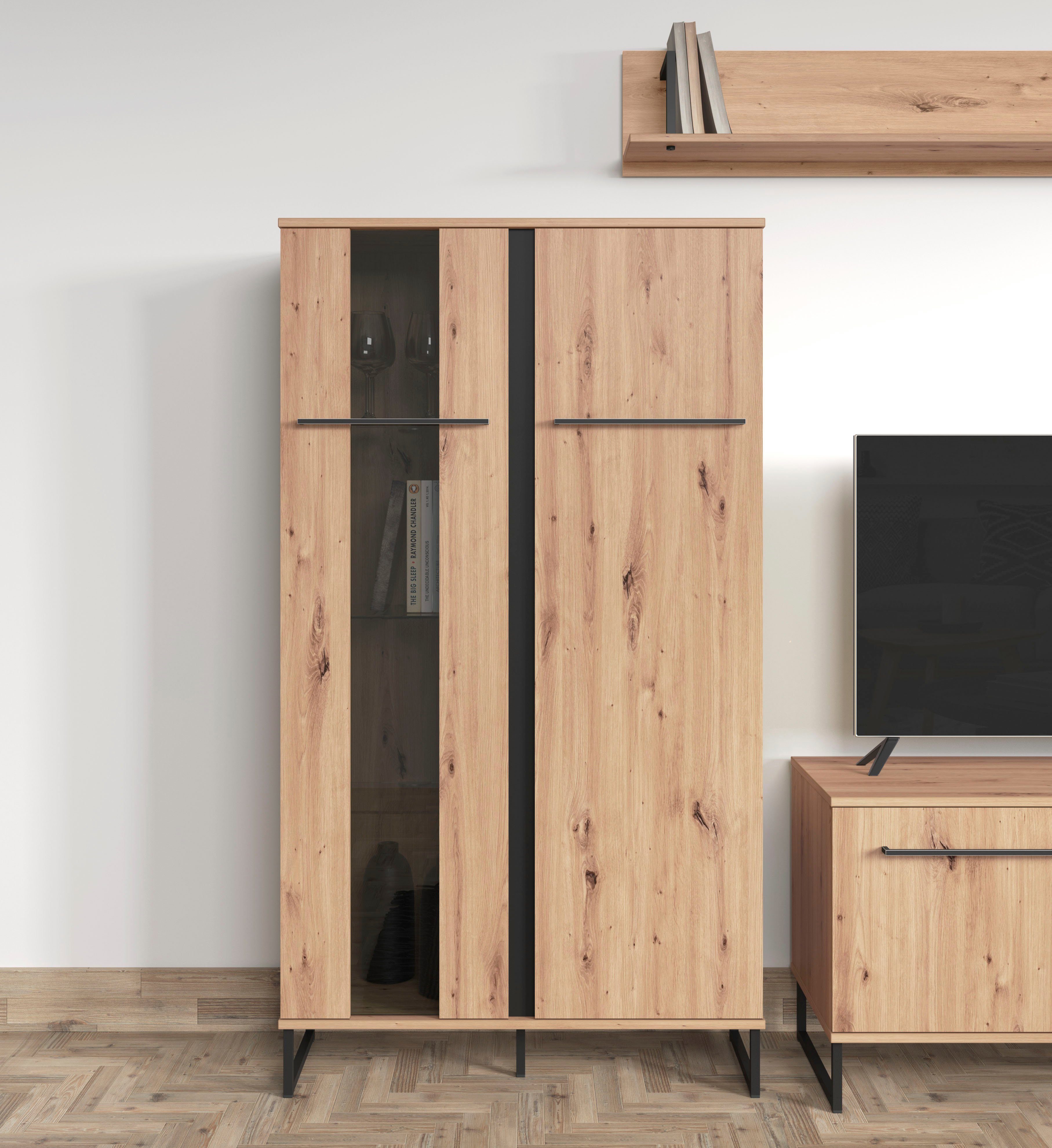 INOSIGN Highboard Sardinia, Vitrine, Breite 84 cm