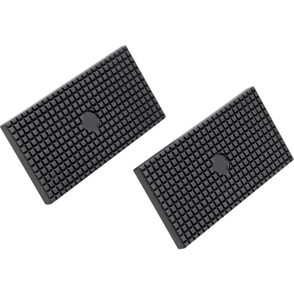 BERNSTEIN TOOLS FOR ELECTRONICS Schraubstock ESD Ersatzbacken Kunststoff 50mm zum Aufkleben 9-900-E50-ESD, aus ableitfähigem Material